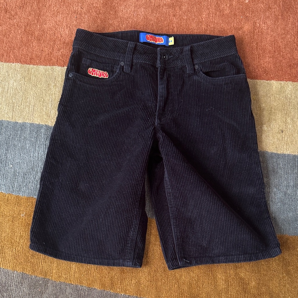 Empyre Black Corduroy Men's Shorts